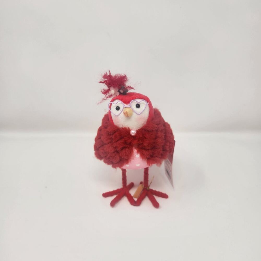 "Floof" Valentine's Day Felt Bird